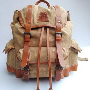 Classic Style Canvas Backpack